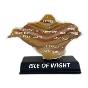 Isle of Wight Coloured Sands - Island Shaped